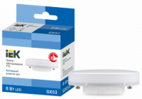 Лампа светодиодная IEK GX53 6500К 8 Вт
