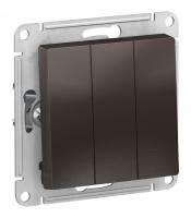 Выключатель 3-кл. Schneider Electric AtlasDesign мокко