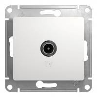 Розетка TV Schneider Electric Glossa белая