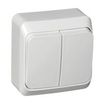 Выключатель 2-кл. Schneider Electric Этюд с подсветкой белый