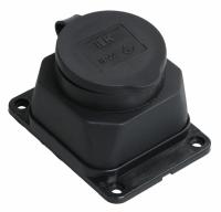 Колодка одноместная IEK настенная с защитной крышкой IP44