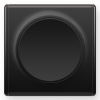 Выключатель 1-кл. OneKeyElectro Florence черный